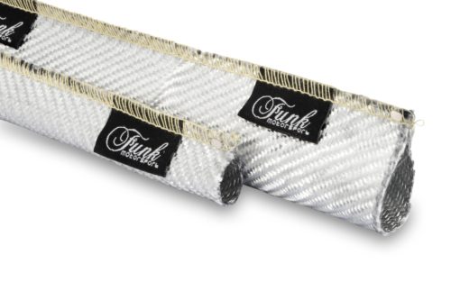Funk Motorsport Silver Carbon Fibre Heat Sleeving Funk Motorsport Silver Carbon Fibre Heat Sleeving