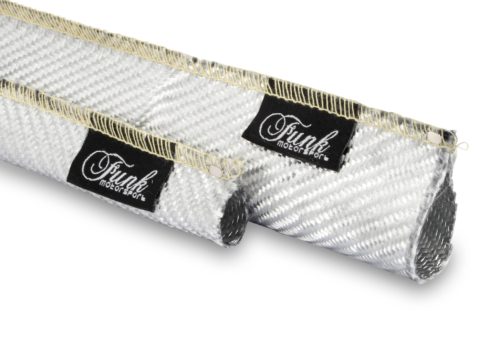 Silver Carbon Fibre Heat Sleeving Silver Carbon Fibre Heat Sleeving