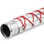 Funk Motorsport Silver Lace Up Induction Kit thermal barrier sleeving