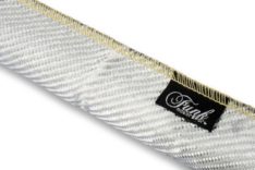 Funk Motorsport Silver Carbon Fibre Sleeving (Sewn)