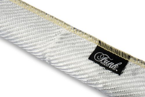 Funk Motorsport Silver Carbon Fibre Heat Sleeving Funk Motorsport Silver Carbon Fibre Heat Sleeving