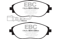 EBC Bluestuff Front Brake Pads for Honda Civic (EM2) 2001-2003