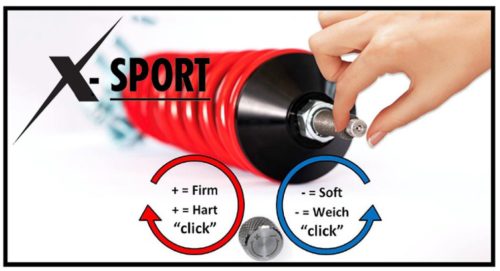 x-sport adjustment